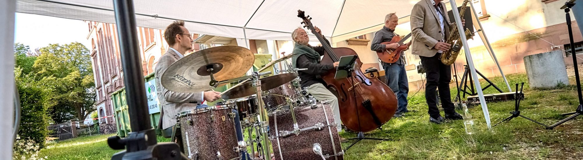 Jazzband im Freien